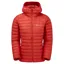 2024 Montane Icarus Hoodie Jacket Women Synthetic Saffron Red