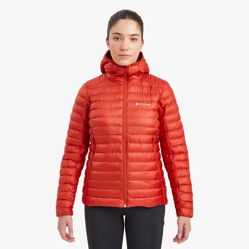 2024 Montane Icarus Hoodie Jacket Women Synthetic Saffron Red-1