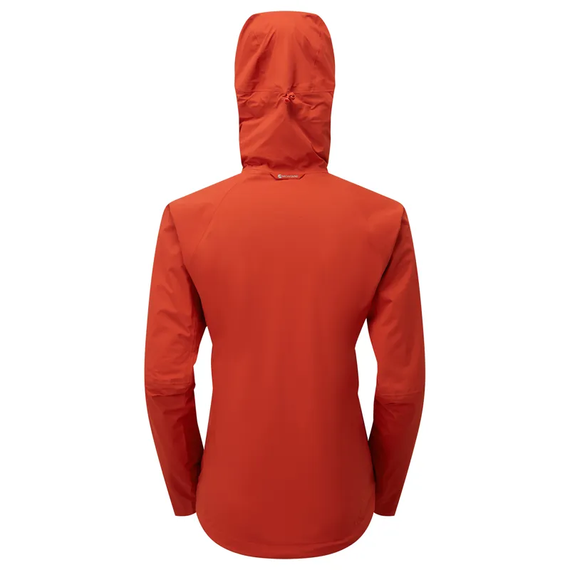 2024 Montane Minimus Lite Jacket Women's Waterproof Coat Saffron Red-2