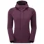 2023 Montane Protium Hoodie Women's Fleece Jacket Saskatoon Berry Purple