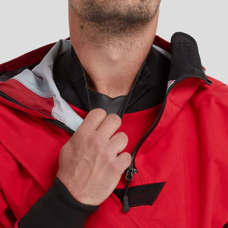 2024 NRS Navigator Gore-Tex Semi-Drysuit Men's Red-2