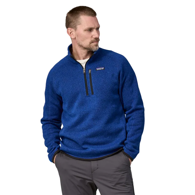 Patagonia Better Sweater 1/4 Zip Men's Fleece Pull-On Passage Blue-1