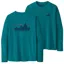 Patagonia Long-Sleeved Capilene Cool Daily Graphic Shirt Men's 73 Skyline Belay Blue X-Dye