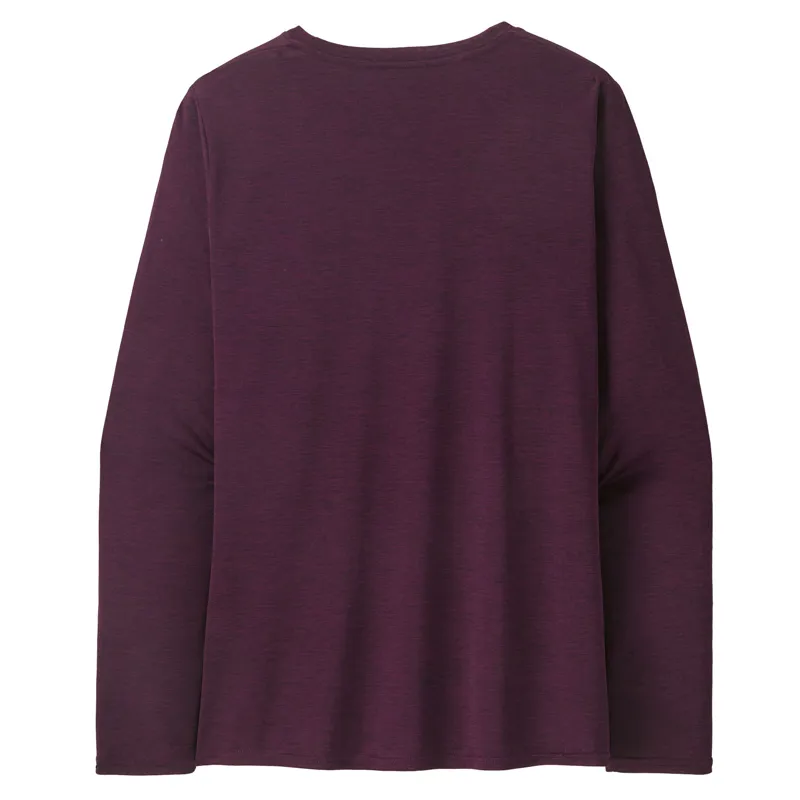 Patagonia Long-Sleeved Capilene Cool Daily Graphic Shirt Womens Ridge Rise Stripe Night Plum X-Dye-2