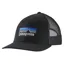 Patagonia P-6 Logo LoPro Trucker Cap Unisex Black Hat