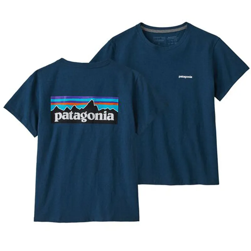  2023 Patagonia P-6 Logo Responsibili-Tee Women's Tidepool Blue