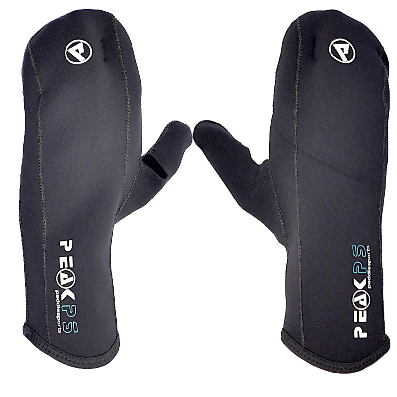 2023 Peak PS Open Palm Mitts Neoprene Unisex Black