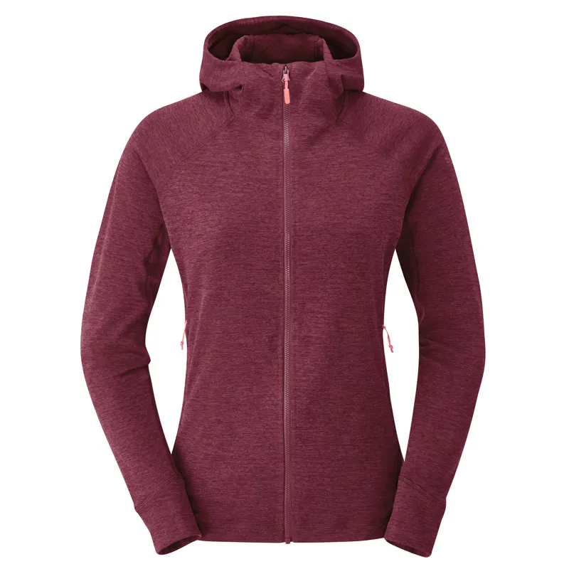 2024 Rab Nexus Hoody Women's Fleece Jacket Deep Heather