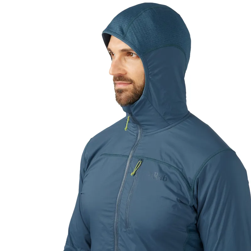 2023 Rab Ascendor Summit Hoody FZ Men's Fleece Jacket Orion Blue-4