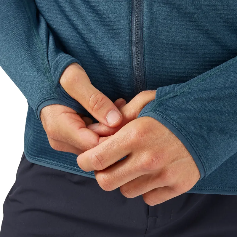 2023 Rab Ascendor Summit Hoody FZ Men's Fleece Jacket Orion Blue-3