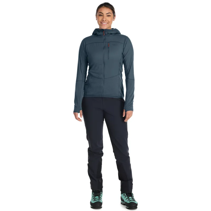  Rab Ascendor Summit Hoody Women's Fleece Jacket Orion Blue-1