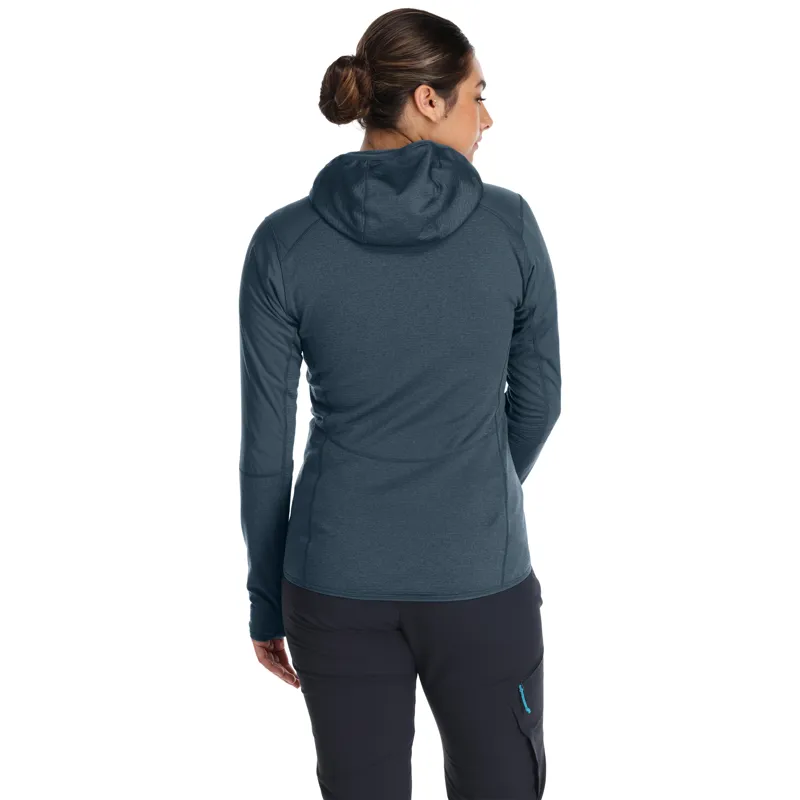  Rab Ascendor Summit Hoody Women's Fleece Jacket Orion Blue-4