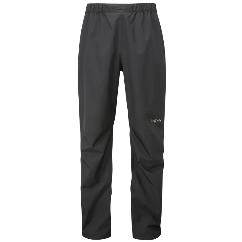 2023 Rab Downpour Eco Pants Men's Waterproof Overtrousers Black