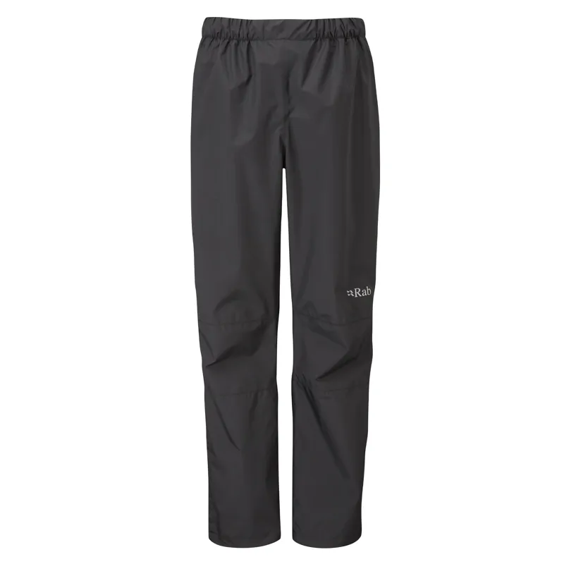 2023 Rab Downpour Eco Pants Women's Waterproof Overtrousers Black-1
