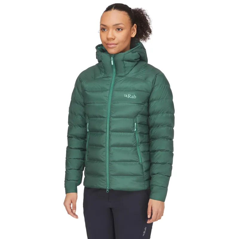 2024 Rab Electron Pro Jacket Women's Down Insulated Green Slate-1