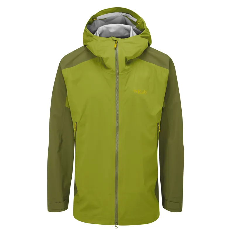 2023 Rab Kinetic Alpine 2.0 Jacket Men's Waterproof Jacket Aspen Green