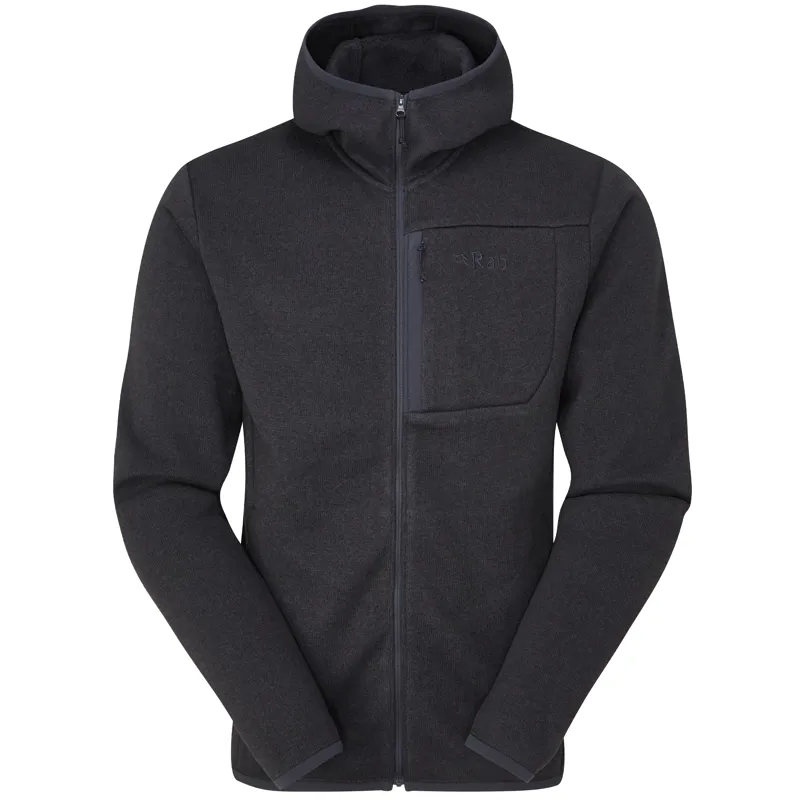 2024 Rab Ryvoan Hoody Men's Fleece Jacket Black Ebony