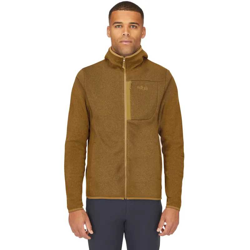 2024 Rab Ryvoan Hoody Men's Fleece Jacket Footprint Brown-1