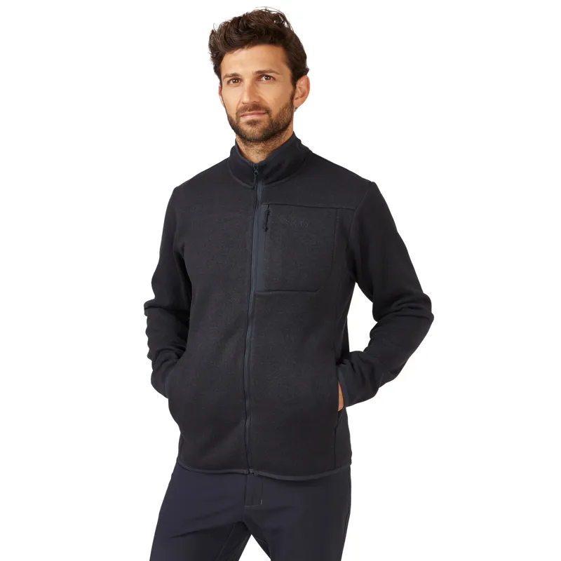 2024 Rab Ryvoan Jacket Men's Fleece Ebony Black-1