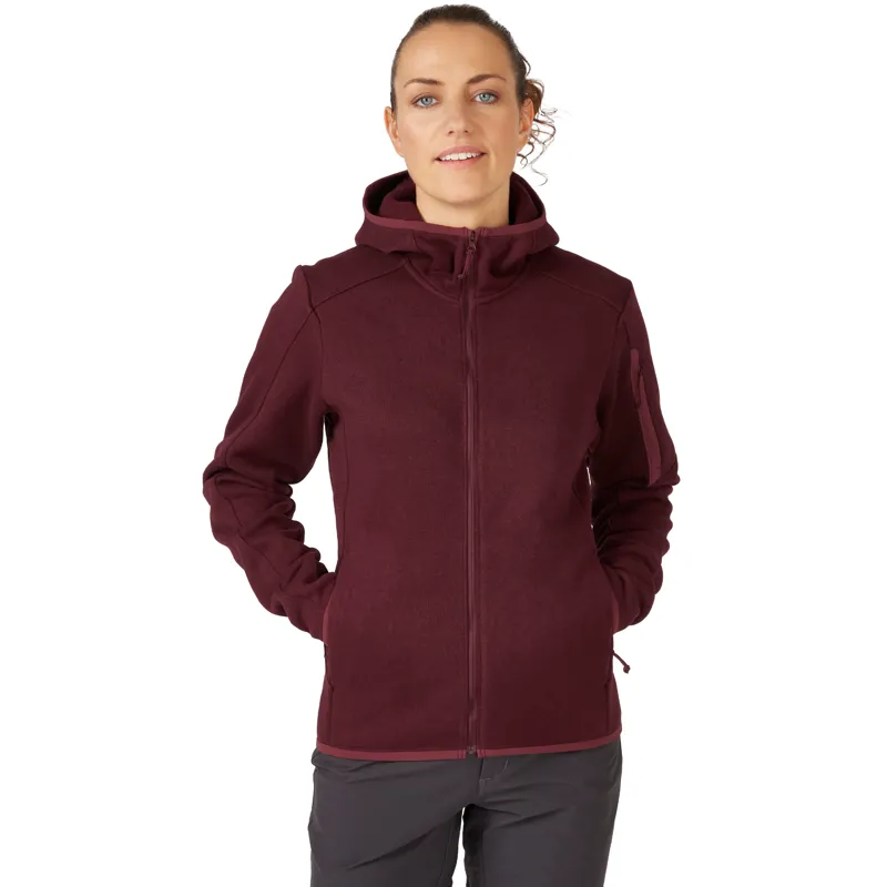 2024 Rab Ryvoan Hoody Women's Fleece Jacket Deep Heather-1