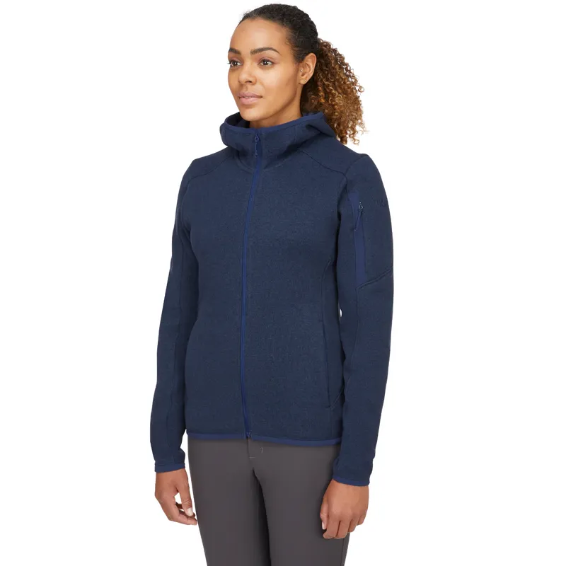 2024 Rab Ryvoan Hoody Women's Fleece Jacket Deep Ink Blue-1