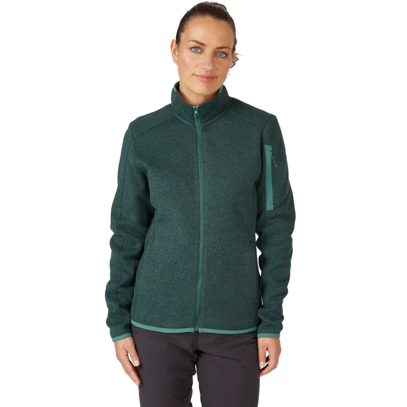 2024 Rab Ryvoan Jacket Women's Fleece Green Slate-1