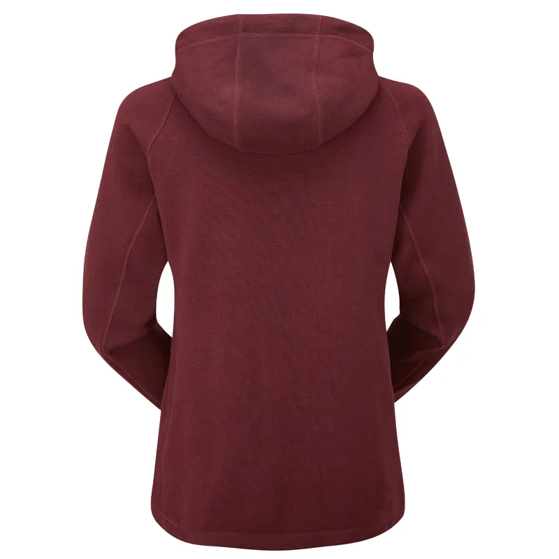 2024 Rab Serren Hoody Women's Fleece Jacket Deep Heather-2