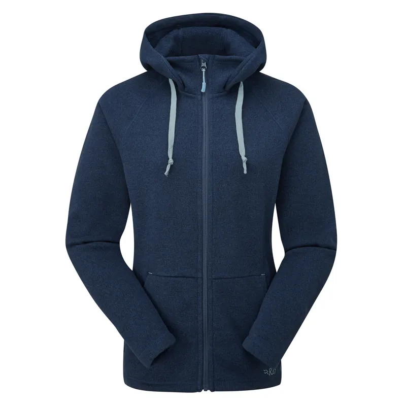 2024 Rab Serren Hoody Women's Fleece Jacket Deep Ink Blue