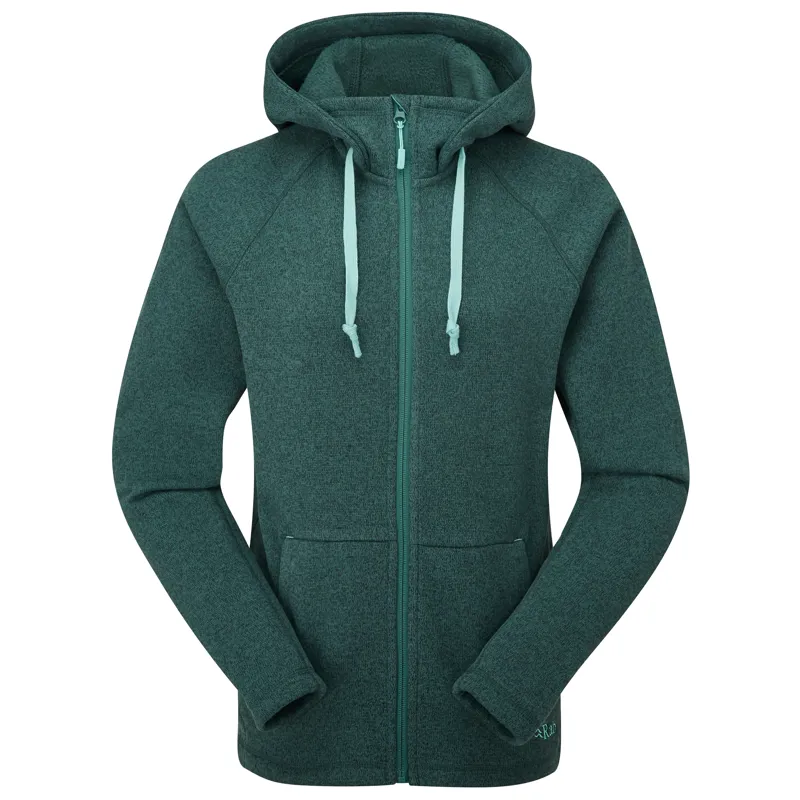 2024 Rab Serren Hoody Women's Fleece Jacket Green Slate