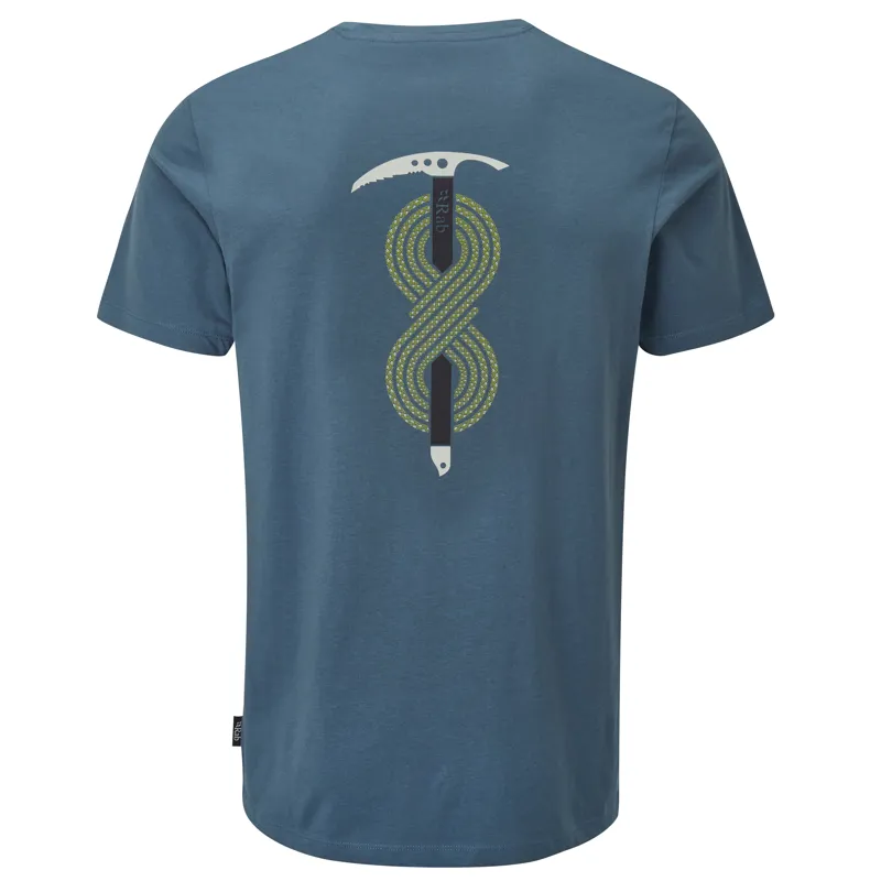Rab Stance Axe Tee Men's Organic Cotton T-Shirt Orion Blue-1