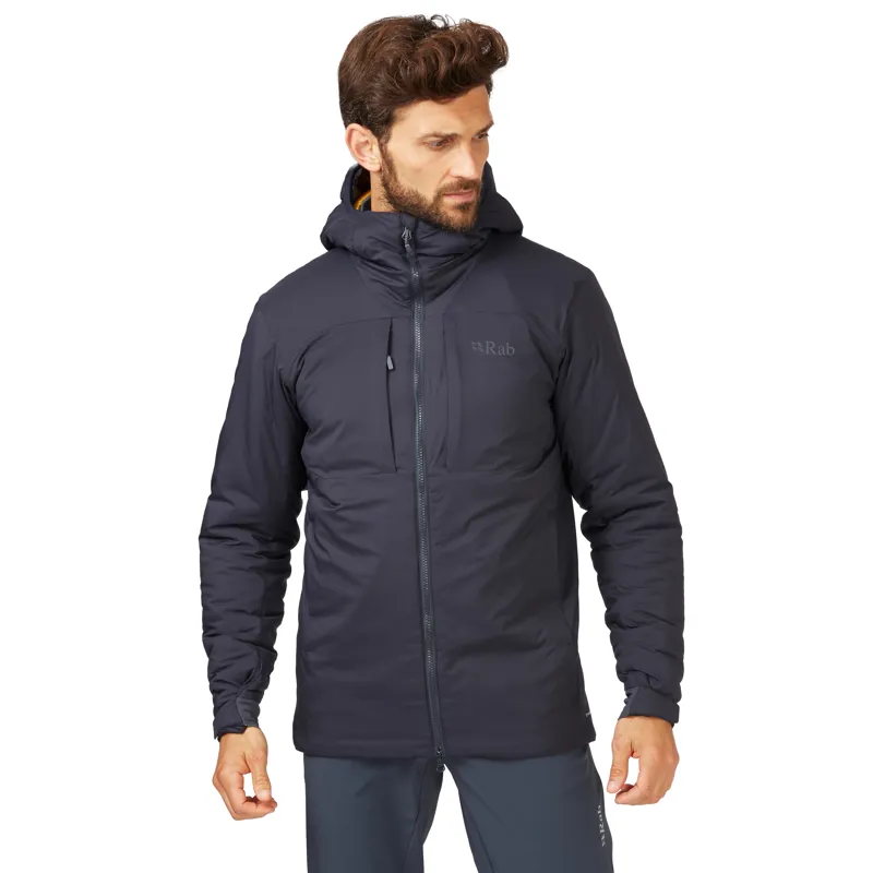 2024 Rab Xenair Alpine Jacket Men's Synthetic Insulation Ebony/Footprint-1