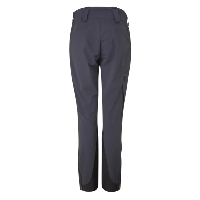 2023 Rab Ascendor AS Pants Women's Softshell Trousers Ebony Eucalyptus-2