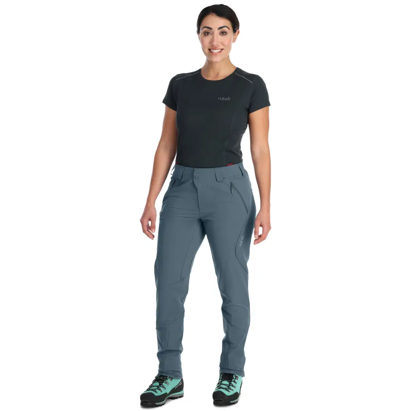 2023 Rab Ascendor AS Pants Women's Softshell Trousers Orion Blue-1