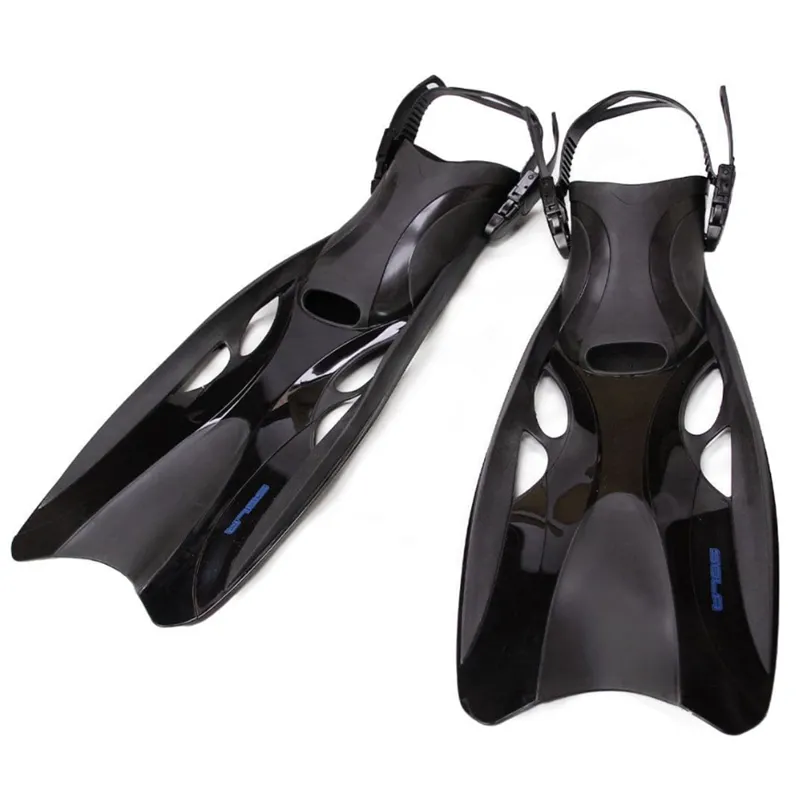 2023 Sola Adults Adjustable Snorkelling Fin Black