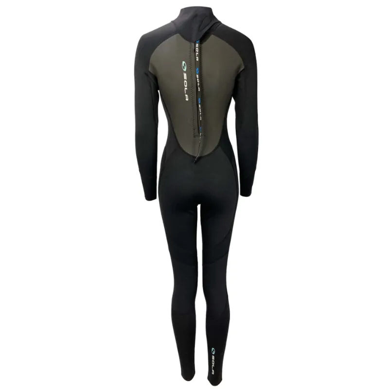 Sola Ignite 3/2mm Women's Wetsuit Black-1