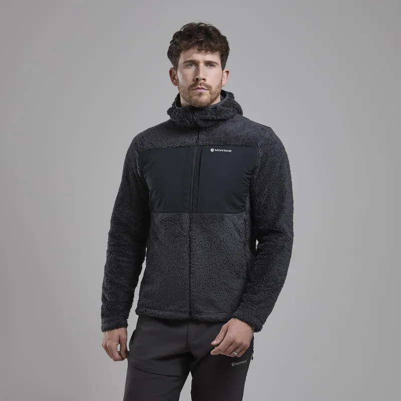 Montane Caldus XT Hoodie Men's Fleece Jacket Midnight Grey-1