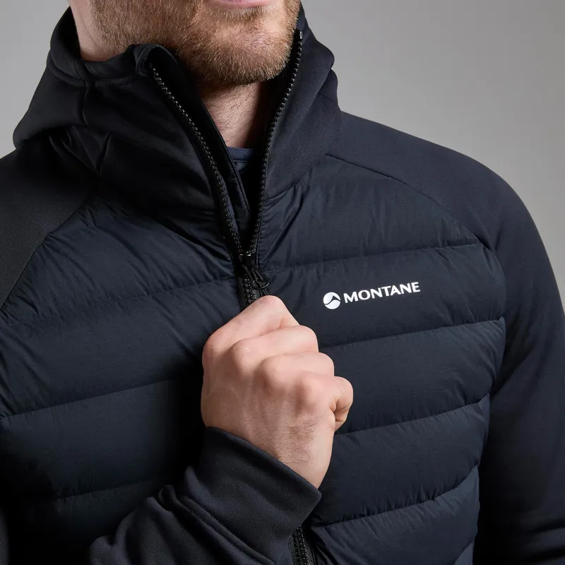 Montane Composite Hoodie Jacket Men's Down Insulated Black-5