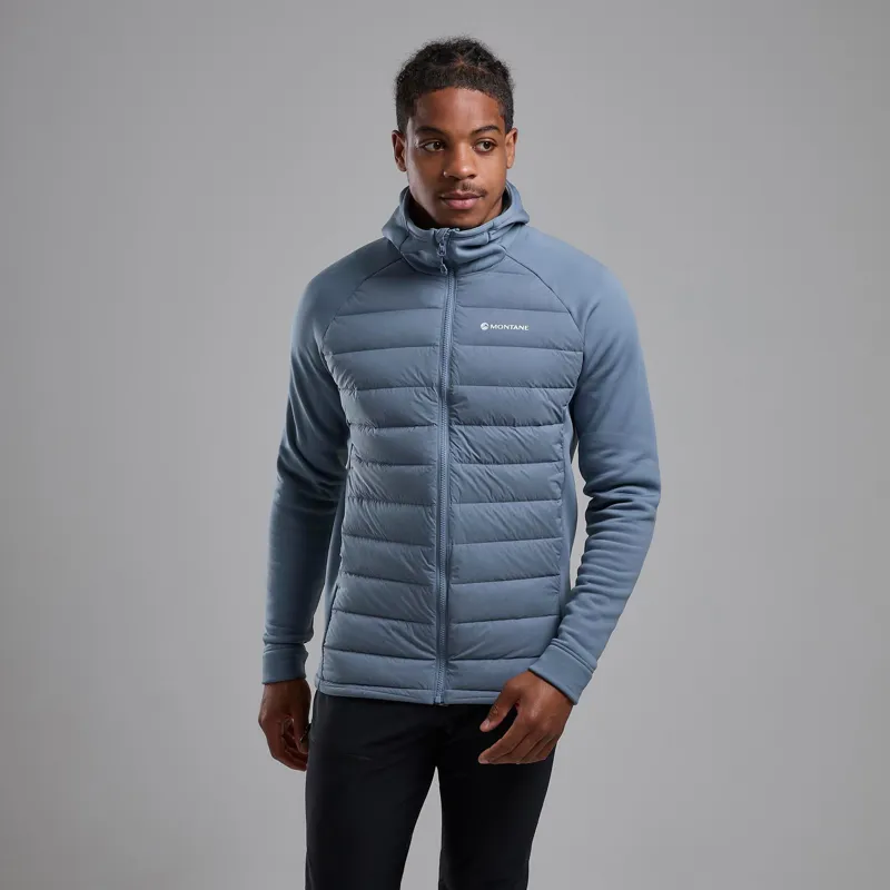 Montane Composite Hoodie Jacket Men's Down Insulated Stone Blue-1