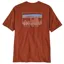 Patagonia '73 Skyline Organic T-Shirt Mens Burnished Red