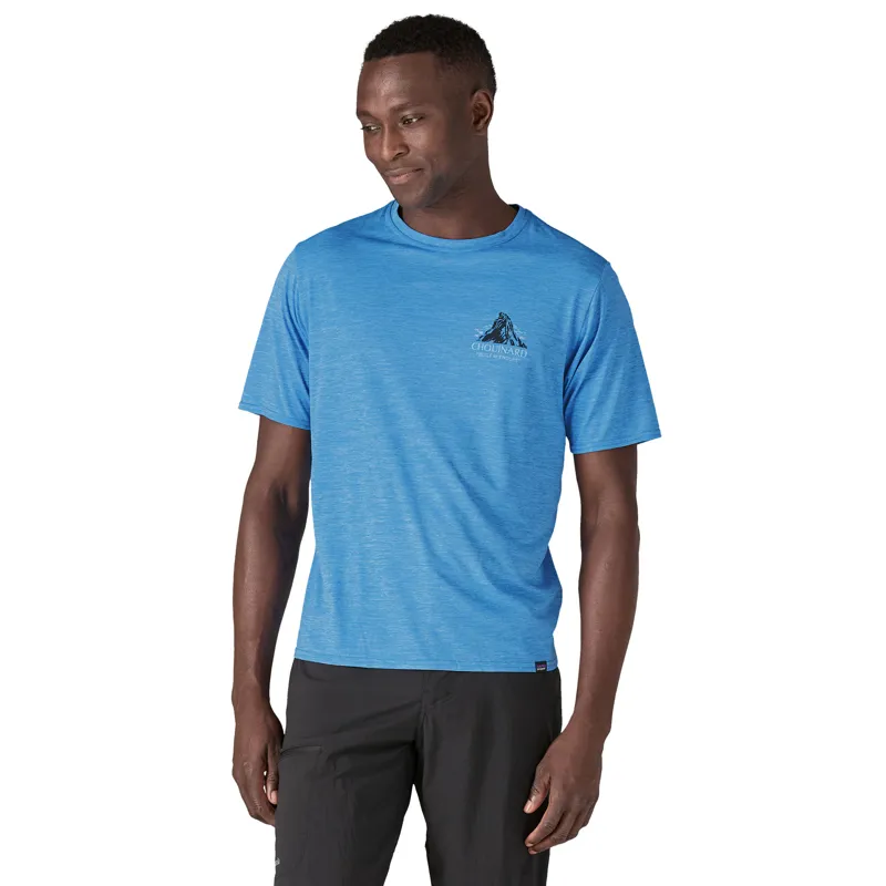 Patagonia Cap Cool Daily Men's S/S Chouinard Crest Vessel Blue X-Dye-1