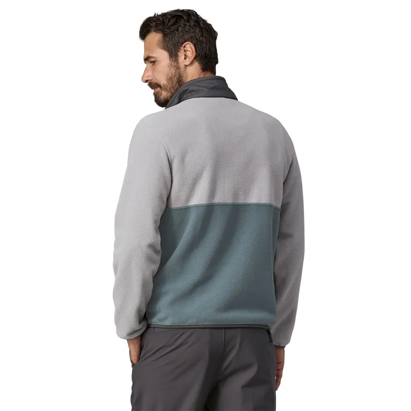 Patagonia Microdini 1/2 Zip Pullover Men's Nouveau Green / Salt Grey-2