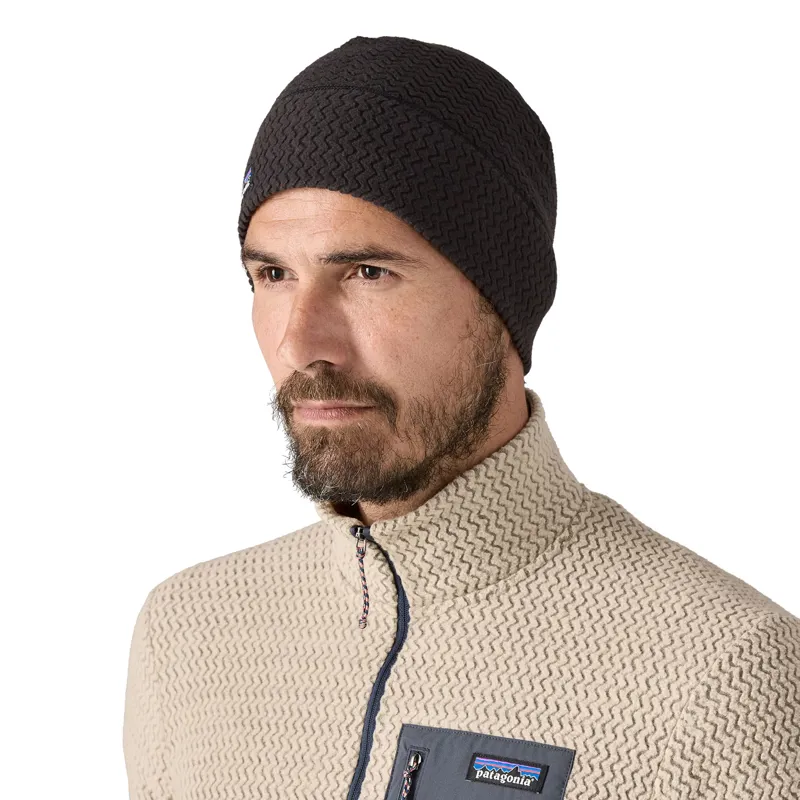 Patagonia R1 Air Beanie Fleece Hat Unisex Black-1