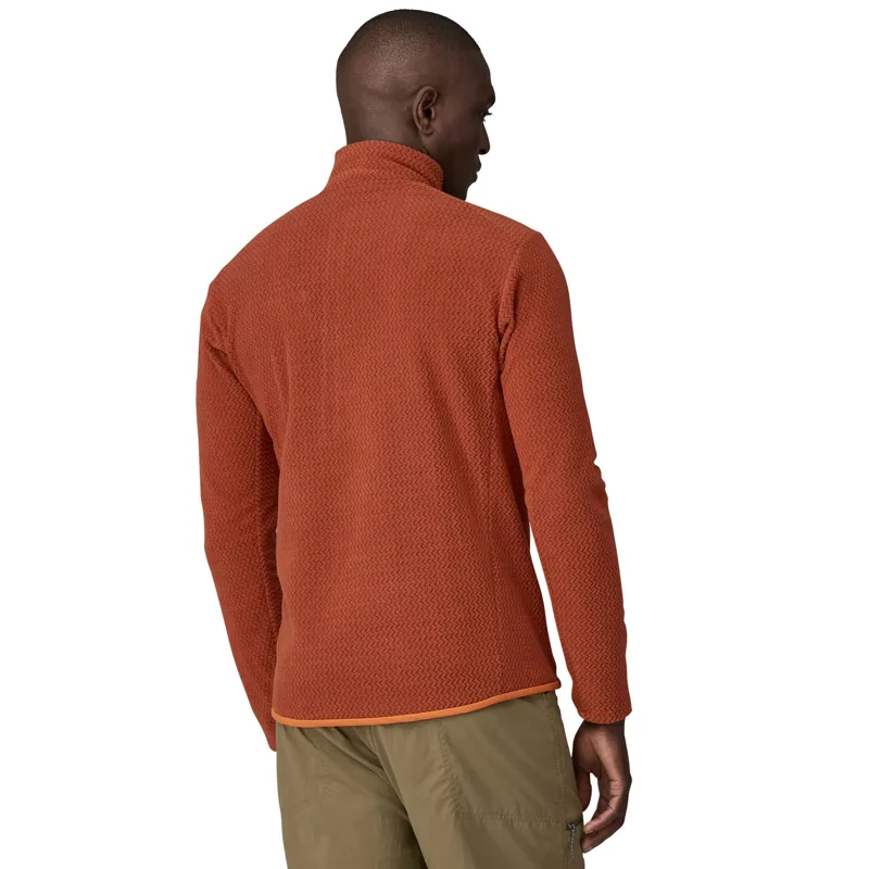 Patagonia R1 Air Zip-Neck Men's Fleece Pullover Burnished Red-2