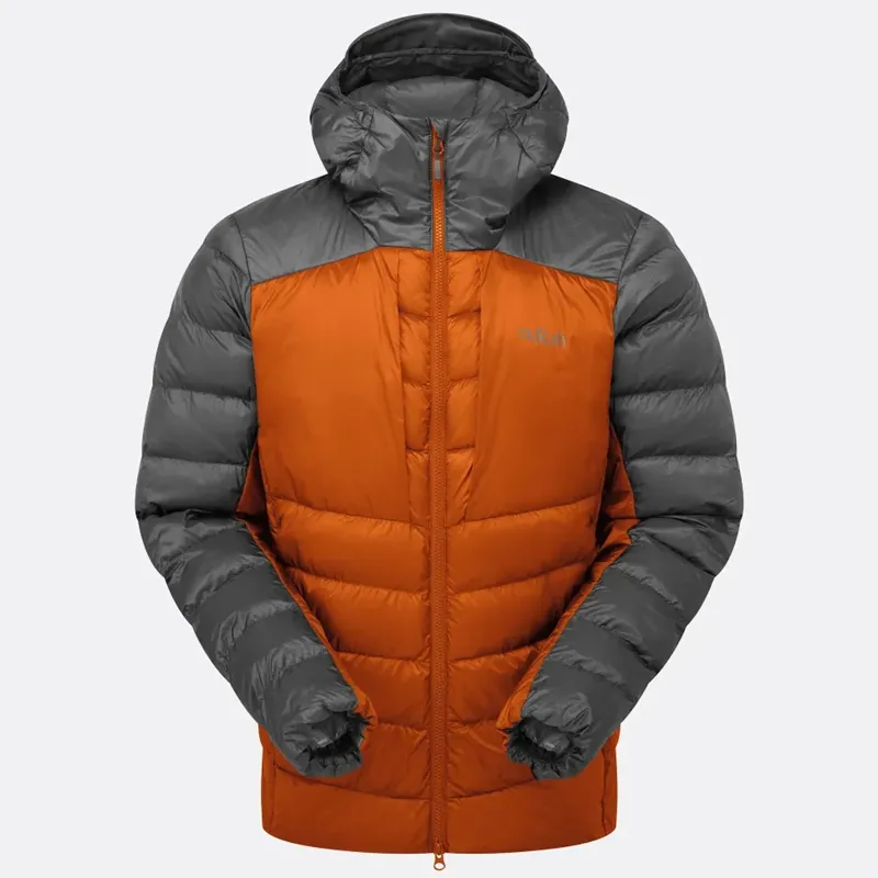 Rab Cirrus Ultra Hoody Men's Graphene / Marmalade