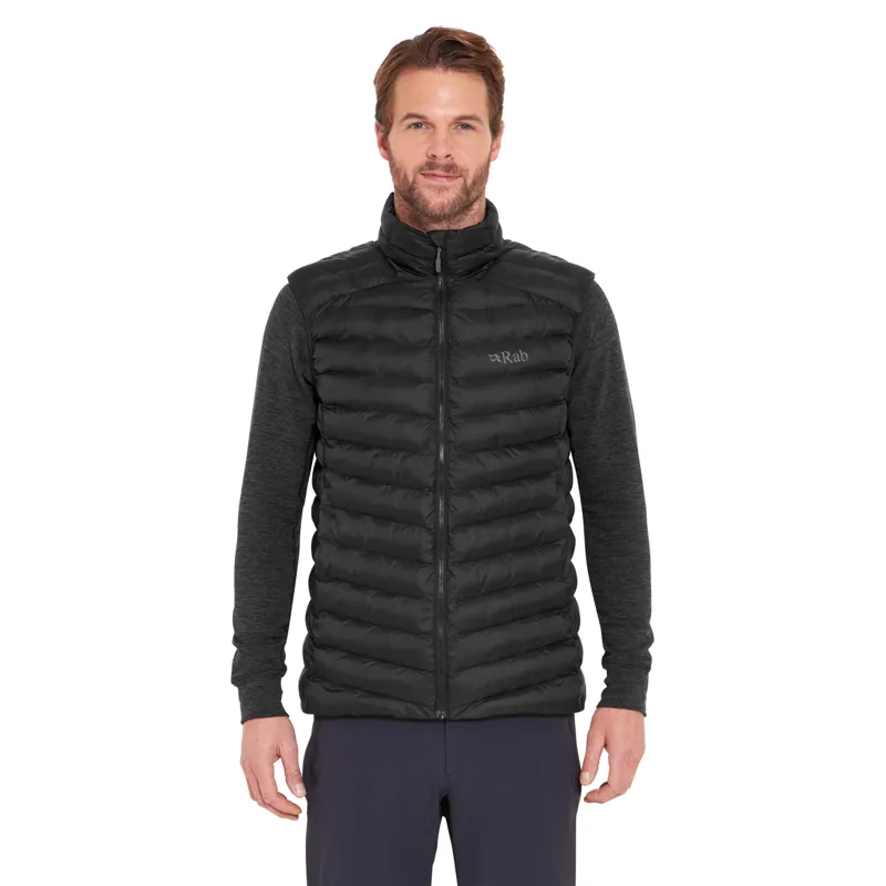 Rab Cirrus Vest Men's Primaloft Silver Synthetic Insulation Black-1