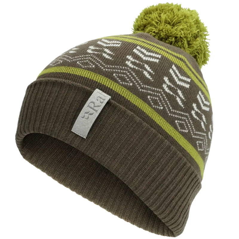 Rab Khroma Bobble Beanie Army/Aspen Green