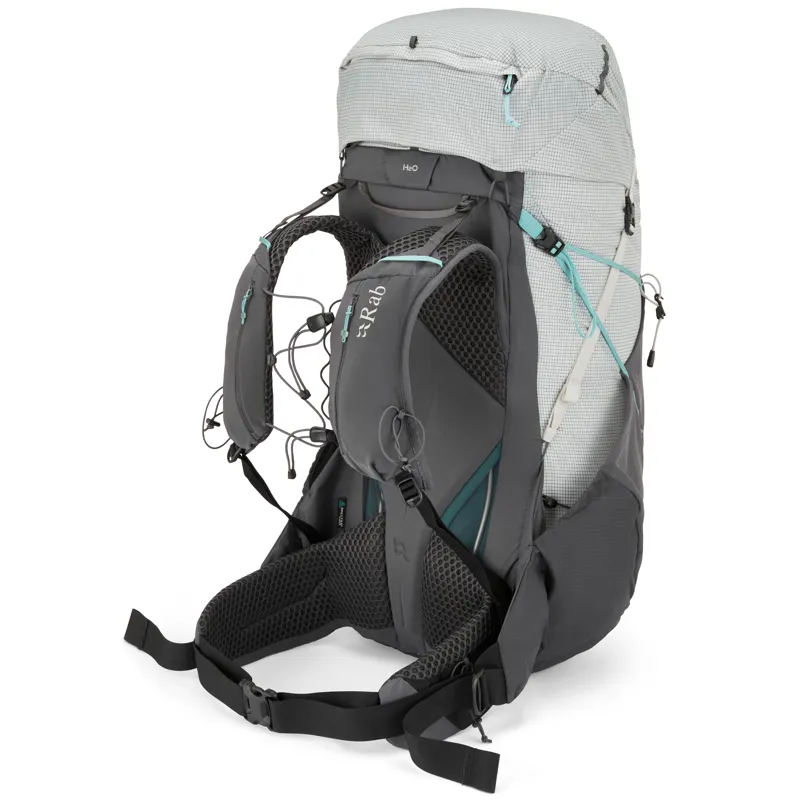Rab Muon ND 50 Women's Hiking Backpack Pewter/Graphene Small-2