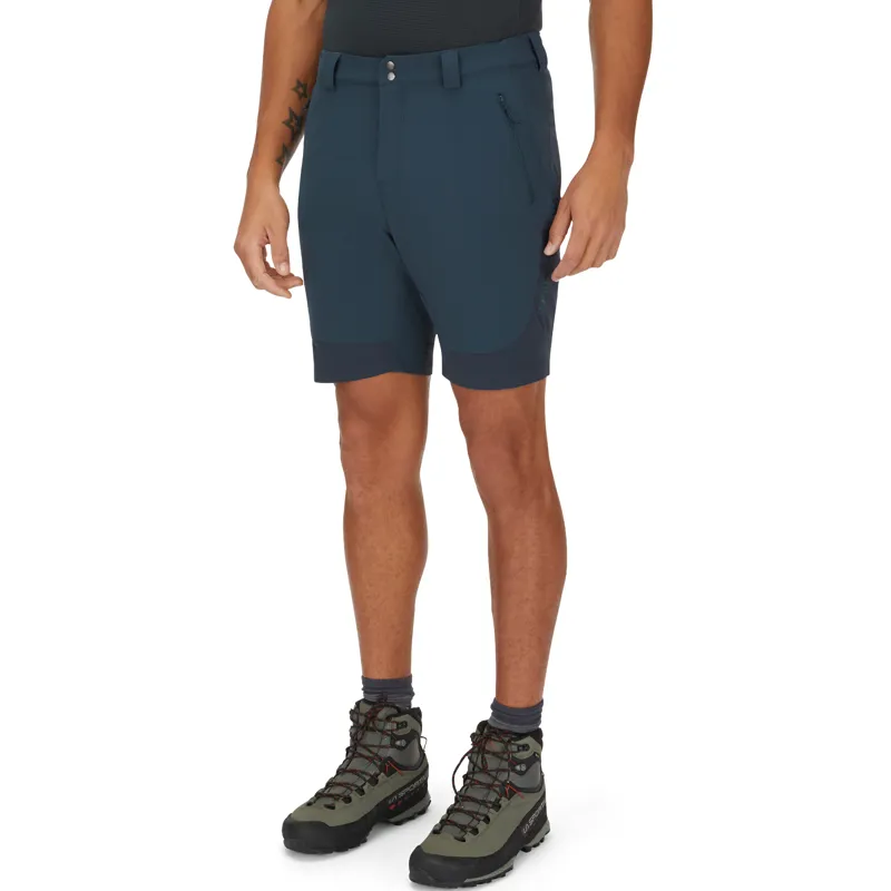 Rab Torque Mountain Shorts Men's 8 inch Inseam Tempest Blue/Deep Ink-1