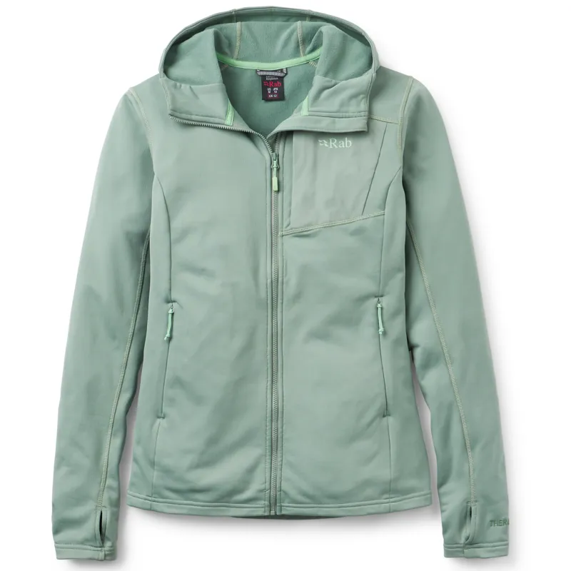 Rab Superflux Hoody Women's Fleece Jacket Dark Fig Green