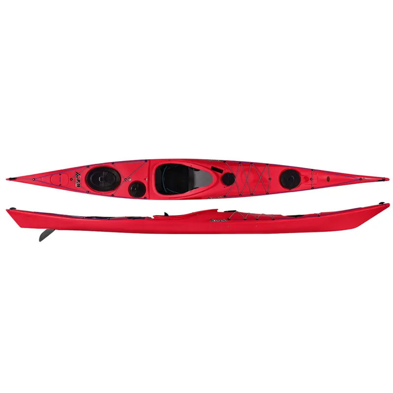 P and H Scorpio MV Sea Kayak with Skeg Scarlet